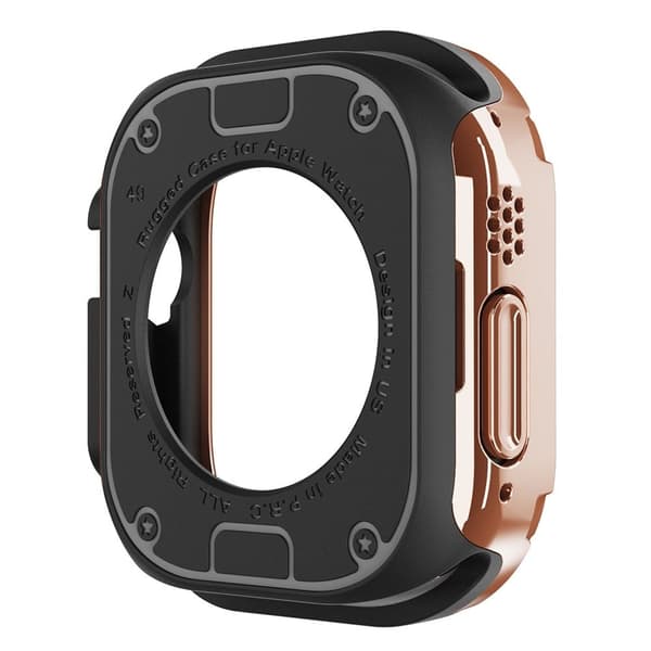 Apple Watch Series 8 (45mm) suojakehys - Ruusukulta Pink
