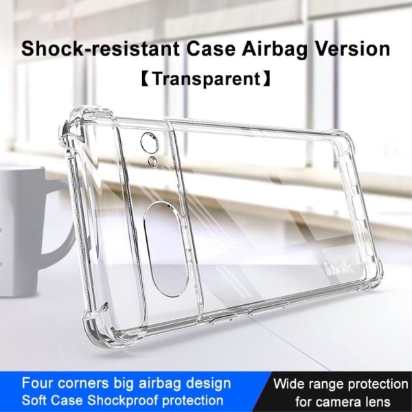 IMAK Airbag-cover til Google Pixel 7 - Transparent Transparent
