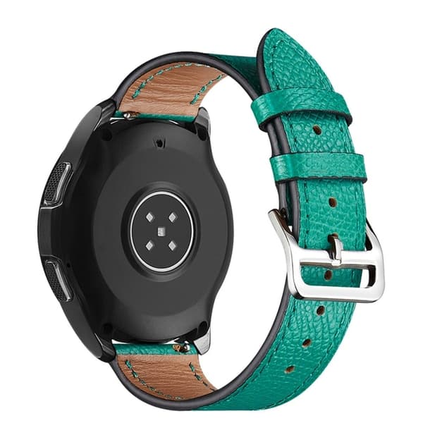 Samsung Galaxy Watch 5 / 5 Pro tekstureret urrem i ægte læder - Grøn Green