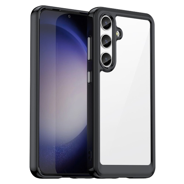 Samsung Galaxy S24 älykäs akryylikansi - Musta Black