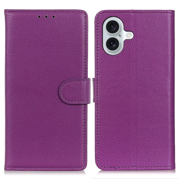 Classic iPhone 16 flip etui - Lilla Purple