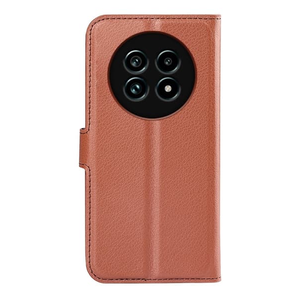 Klassisk Realme 13 Pro 5G flip etui - Brun Brown