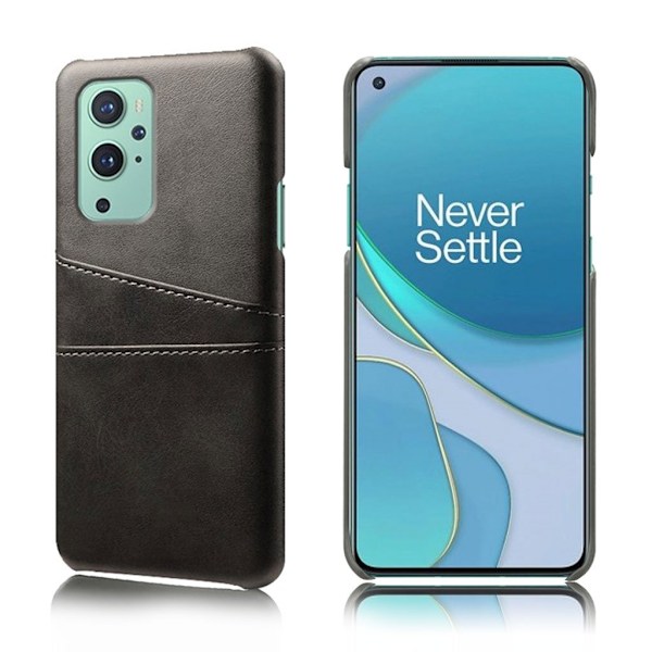 Dual Card Etui OnePlus 9 - Svart Black