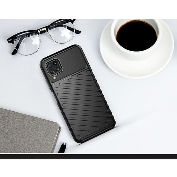 Thunder Huawei P40 Lite / Nova 6 SE deksel - Sort Black
