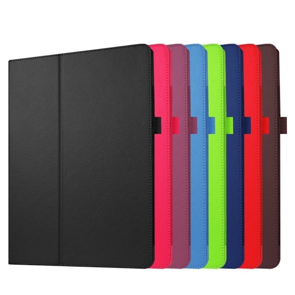 Amdrup Tri-fold Läderfodral för Microsoft Surface Pro 4 - Ljusblå Blå