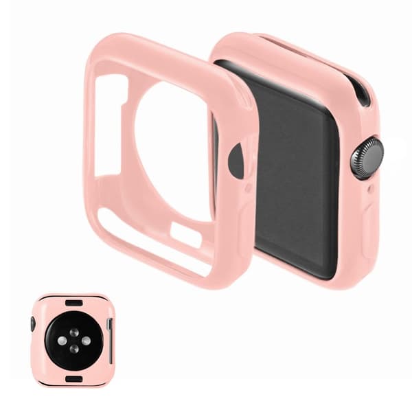 Apple Watch Series 5 40mm simple silikone etui - Pink Pink