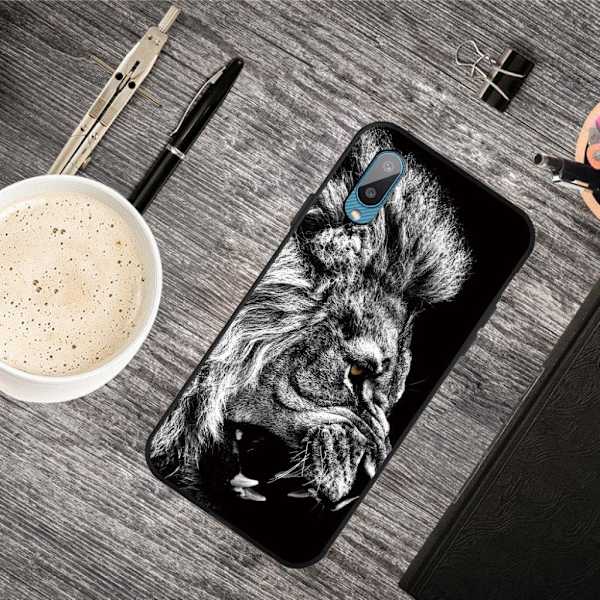 Imagine Samsung Galaxy M02 / A02 Etui - Løve Black
