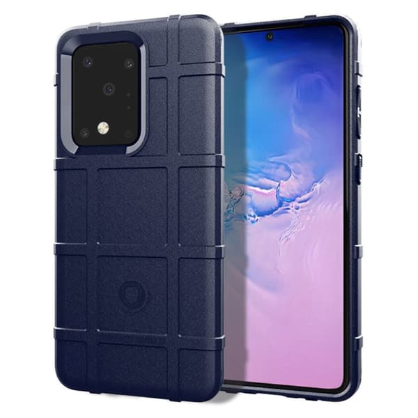 Rugged Shield Samsung Galaxy S20 Ultra skal - Blå Blå