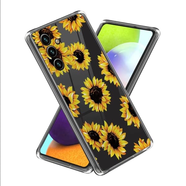 Deco Samsung Galaxy A35 skal - Solrosor Gul