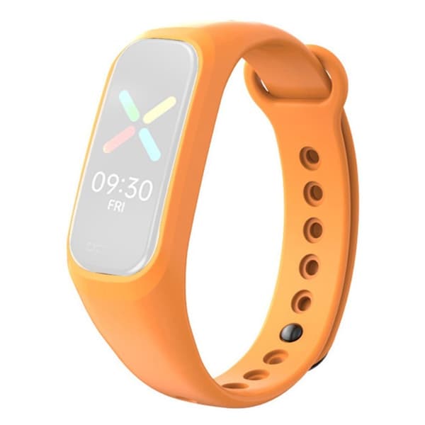 Oppo Band ensfarvet silikone urrem - Orange Orange