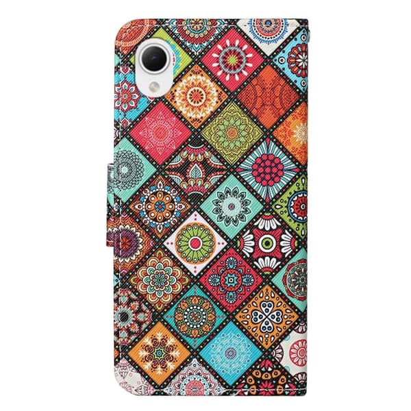 Wonderland Samsung Galaxy A23e Läppäkotelo - Ethnic Style Multicolor