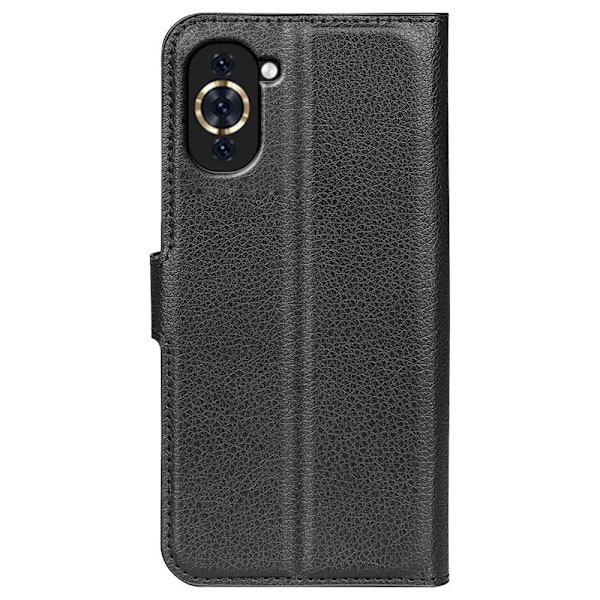 Klassisk Huawei Nova 10 Pro Flip Etui - Sort Black
