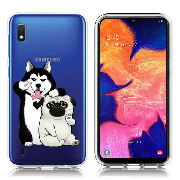 Deco Samsung Galaxy A10 cover - To Hunde White