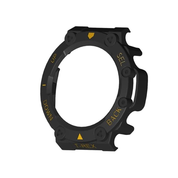 Amazfit T-Rex 2 dobbeltfarvet cover - Sort / Gul Yellow