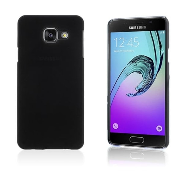 Gummerad Hårt Skal för Samsung Galaxy A3 SM-A310F (2016) - Svart Svart