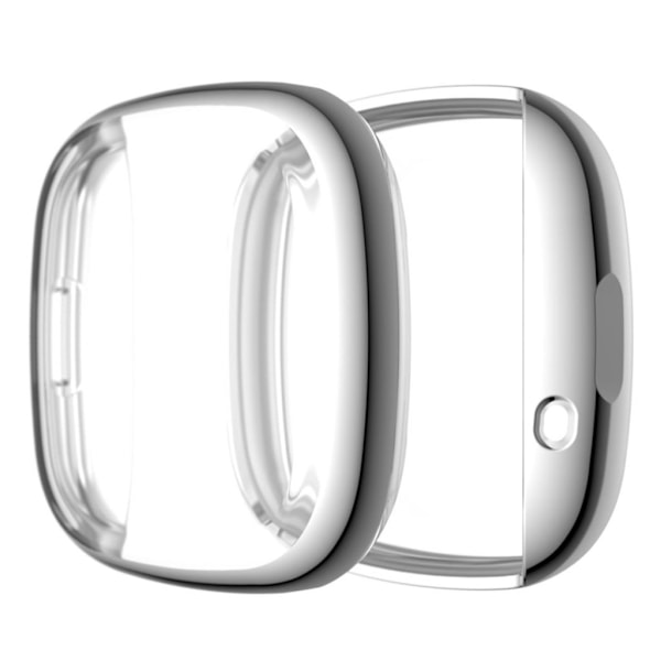 Fitbit Versa 3 / Sense slitesterk enkel ramme - Sølv Silver grey