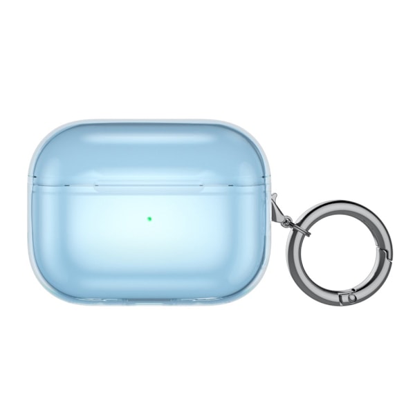 AirPods Pro 2 -puhdas värikotelo soljella - Läpinäkyvä Sininen Blue