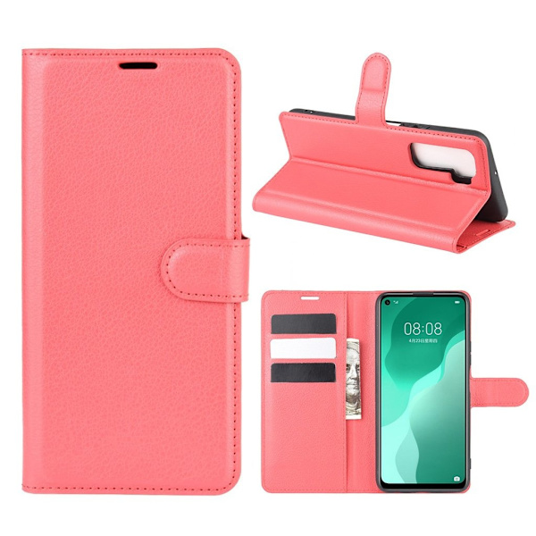 Classic Huawei P40 Lite 5G flip etui - Rød Red