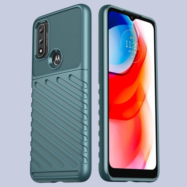 Thunder Motorola Moto G Play (2022) cover - Grøn Green