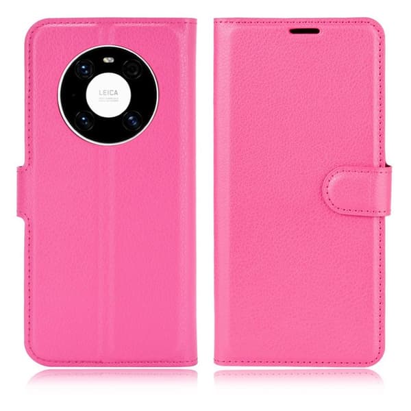 Classic Huawei Mate 40 flip kuoret - Ruusu Pink