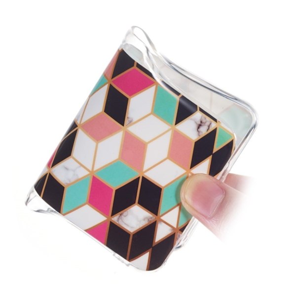 Marble Samsung Galaxy M20 cover - Farverigt Diamantmønster Multicolor