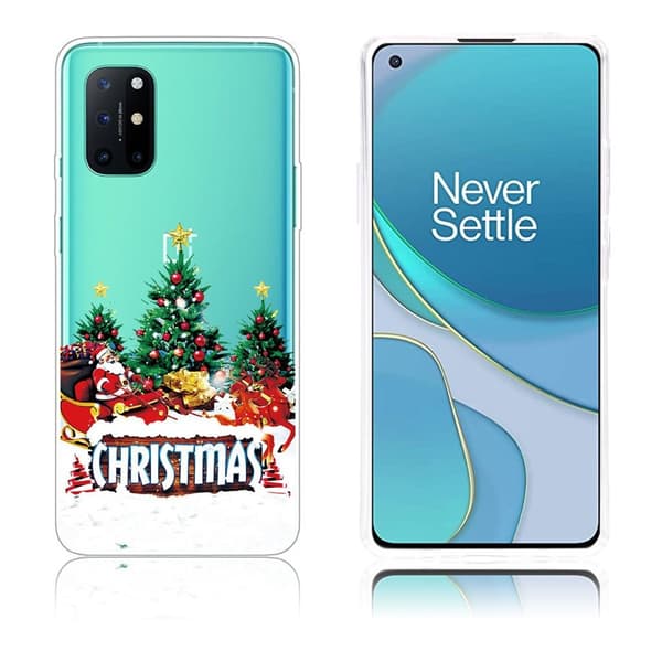Juleveske til OnePlus 8T - Tre Og Julenissen Green