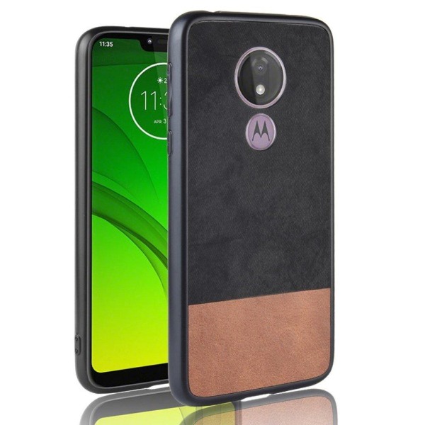 Motorola Moto G7 Play tofarvet kombo etui - Sort Black