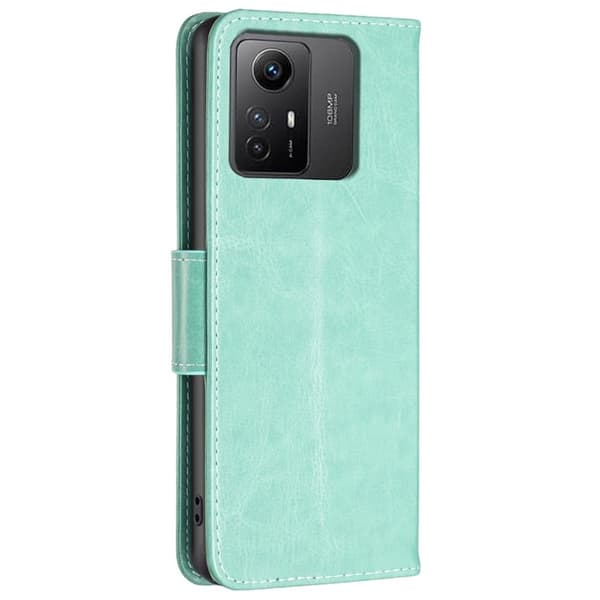 Butterfly Xiaomi Redmi Note 12s Läppäkotelo - Vihreä Green