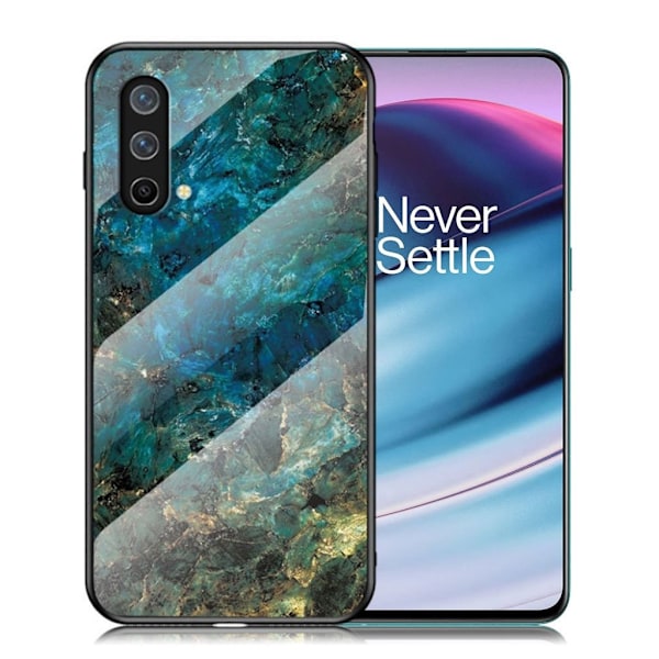 Fantasy Marble OnePlus Nord CE 5G deksel - Smaragd Marmor Multicolor
