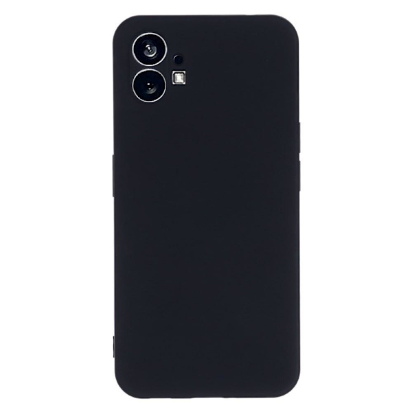 Matta nestesilikoninen kuori Nothing Phone (1) - Musta Black