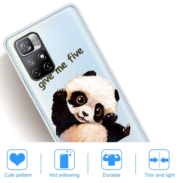 Deco Xiaomi Redmi Note 11T 5G / Note 11s 5g Etui - Panda Black