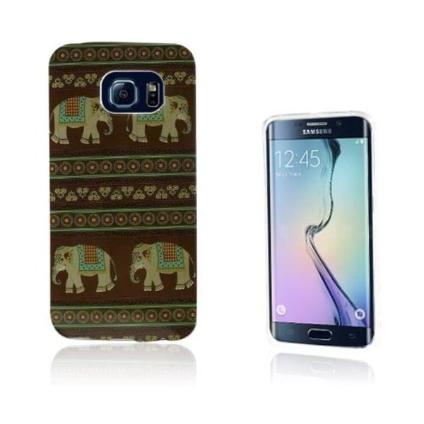 Westergaard Samsung Galaxy S6 Edge Skal - Bruna Tribal Elefanter Brun