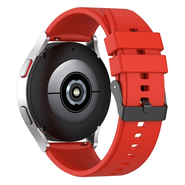 20 mm universal urrem i silikone - Rød Red