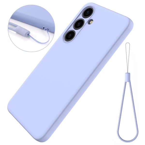 Matte Liquid Samsung Galaxy S24 silikone cover - Lilla Purple