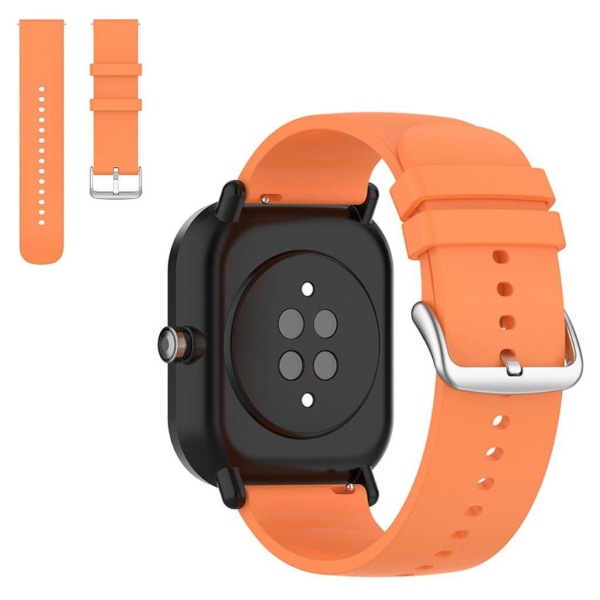 20mm Universal silicone replacement watch strap - Orange Orange