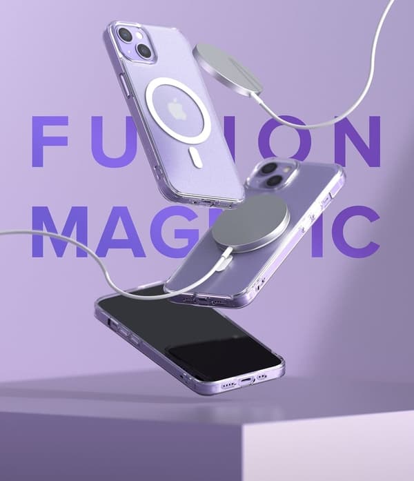 RINGKE FUSION MAGNETIC - iPhone 13 mini - Mat Klar Transparent