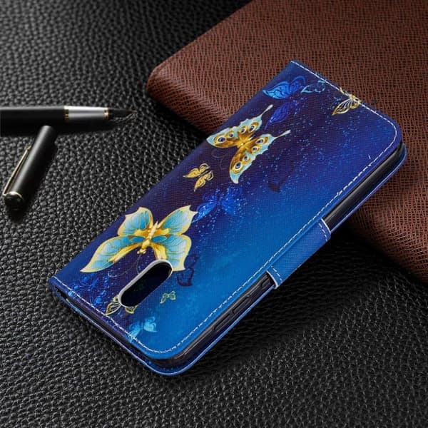 Wonderland Nokia 2.3 etui - Metal Sommerfugle Blue