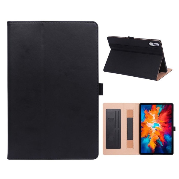 Lenovo Tab P11 Pro simple leather case - Black Black