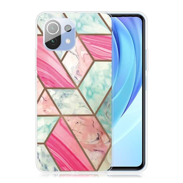Marble Xiaomi Mi 11 Lite 5g / 11 Lite Etui - Farverig Marmorkugle Tile Multicolor