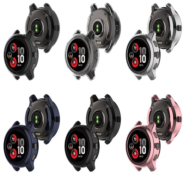 Garmin Venu 2 Plus elektropläteringsskydd - Midnattsblå Blå