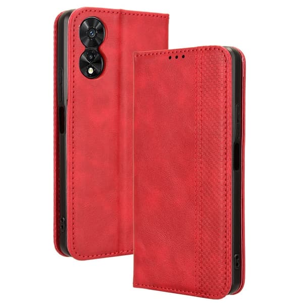Bofink Vintage TCL 50 SE nahkakotelo - Punainen Red