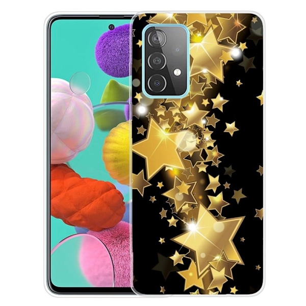 Deco Samsung Galaxy A23 skal - Gyllene Stjärnor Guld
