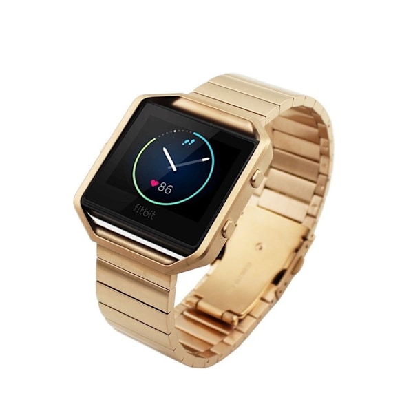 Fitbit Blaze rostfritt stål klockarmband - Rosa guld Rosa