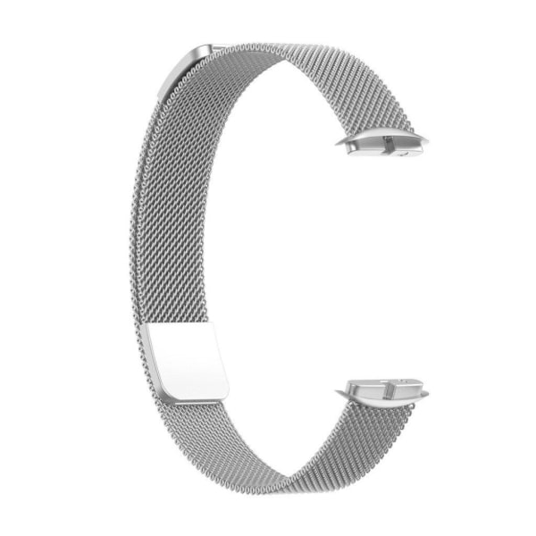 Klockarmband i rostfritt stål till Fitbit Luxe - Silver Silvergrå