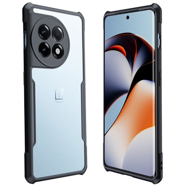 Støtsikkert hybriddeksel for OnePlus 11R / OnePlus Ace 2 - Svart Black