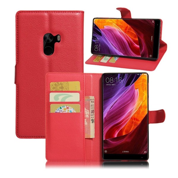 Xiaomi Mi Mix moderni nahkakotelo - Punainen Red