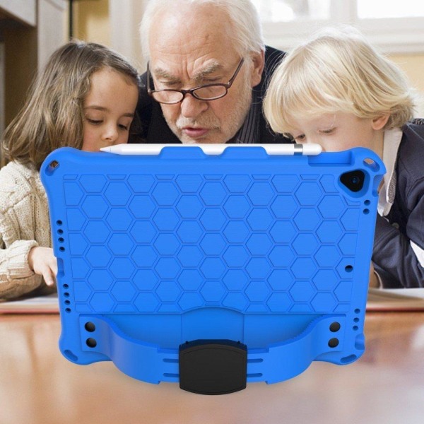 iPad 10.2 (2019) honeycomb EVA hybrid etui - Blå Blue