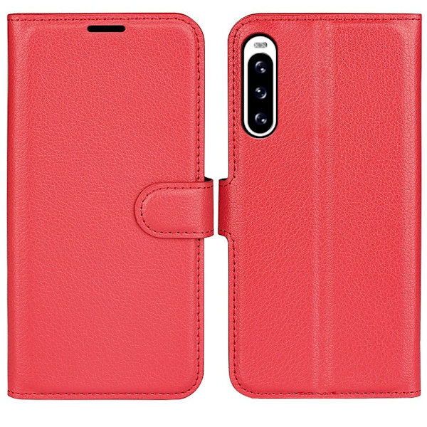 Classic Sony Xperia 10 V Läppäkotelo - Punainen Red