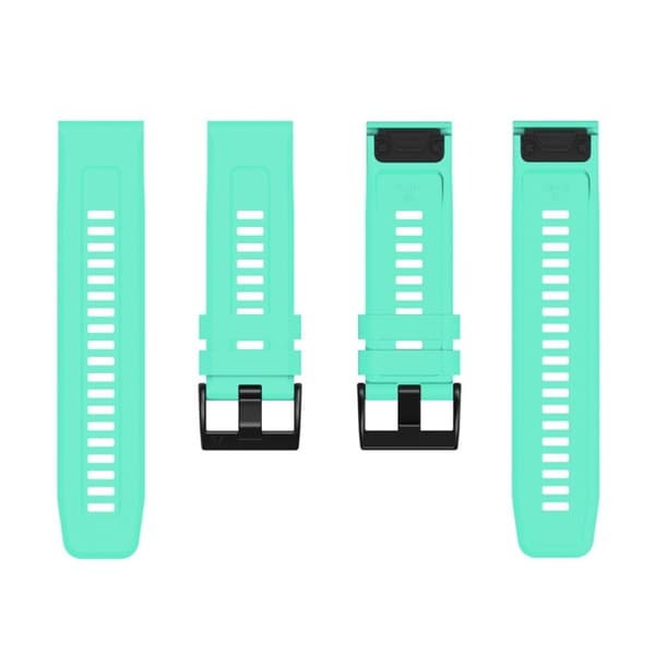 Garmin Fenix 7X silikonikellon hihna - Teal Green