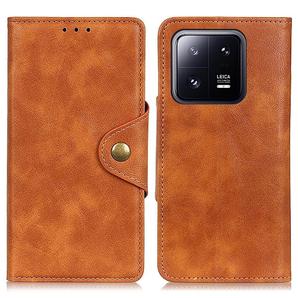 Alpha Xiaomi 13 Läppäkotelo - Ruskea Brown